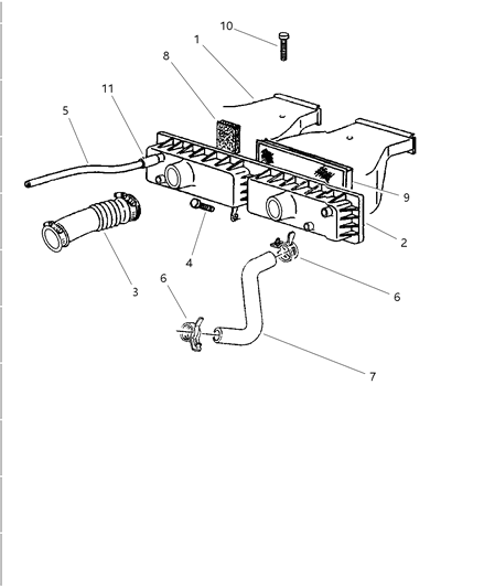 2021 Jeep Renegade Element Air Cleaner Diagram for 5245265AB