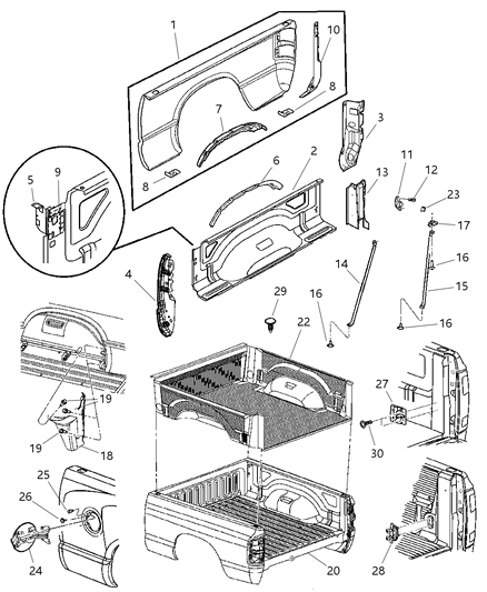 Screw Diagram for 6507030AA
