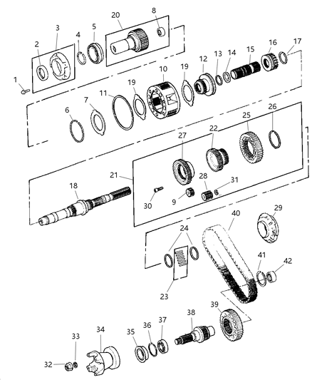 Sleeve Mode Synchronizer Diagram for 5066924AA