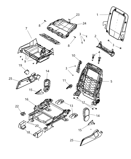 Shield Seat Diagram for 1LE311K7AA