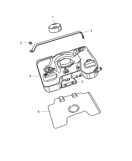 Tank Fuel Diagram for 5290097AC