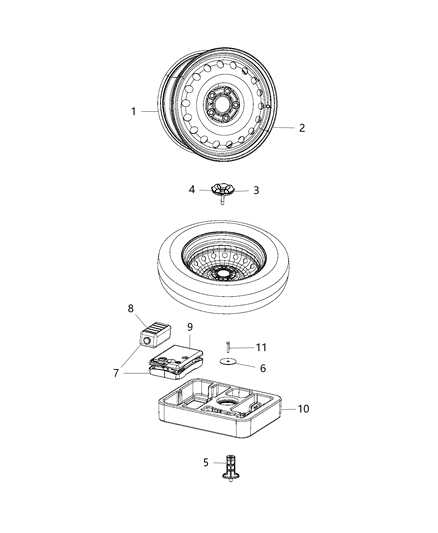 Screw Hexagon Head M8X1.25X45.50 Diagram for 6107289AA