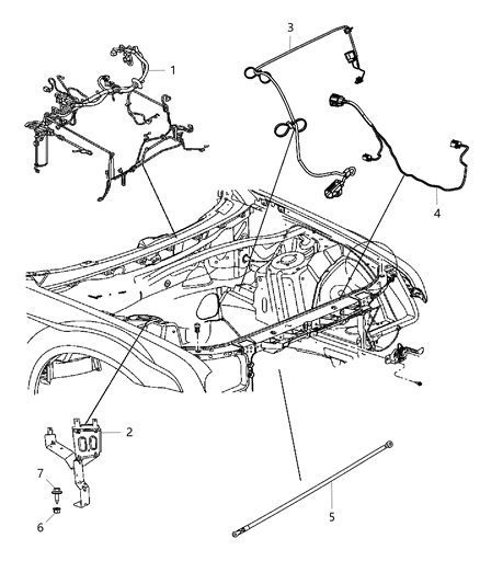 Wiring Headlamp To Dash Diagram for 68081213AB