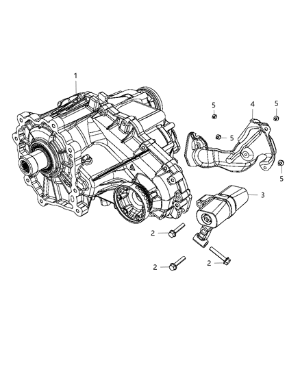 Transfer Case Diagram for 52853664AF