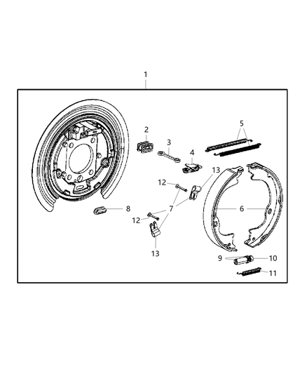 2024 Jeep Grand Wagoneer L Adjuster Diagram for 68003604AA