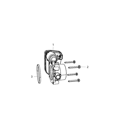 1988 Jeep J10 Throttle Body Diagram for 68031596AA