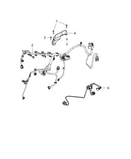 2010 Dodge Journey Shield Wiring Diagram for 4795259AD