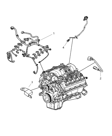 Wiring Jumper Multiple Displacement Solenoid Diagram for 5148163AA