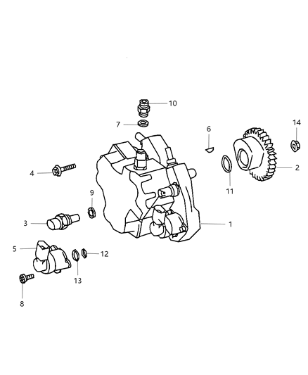 2007 Dodge Ram 3500 Connector Fuel Line Diagram for 5175768AA