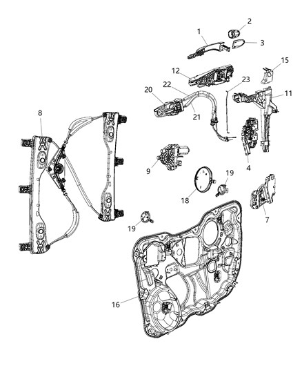 Handle, Outside, Front Outer Diagram for 1SZ26JRPAG