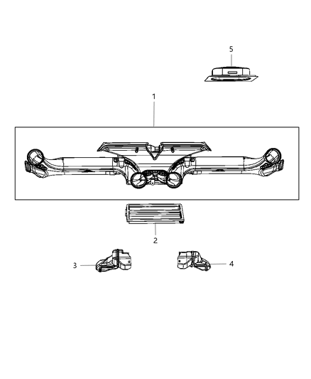 1986 Jeep J10 Duct Air Inlet Diagram for 68080786AA
