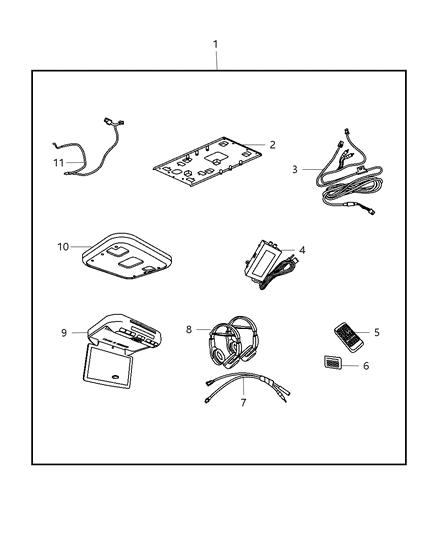 Harness Wiring Diagram for 68033634AA