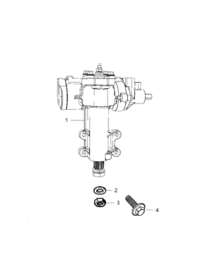 Gear Power Steering Diagram for R2126348AC