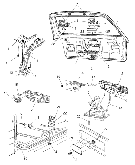 Propeller Liftgate Diagram for G0004291AB