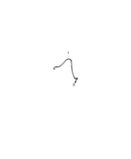 2021 Jeep Cherokee Strap Ground Gpecii To Front End Rail Diagram for 68371295AB