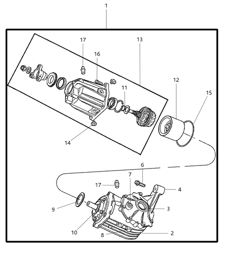 Plug Drain Diagram for 5134970AA