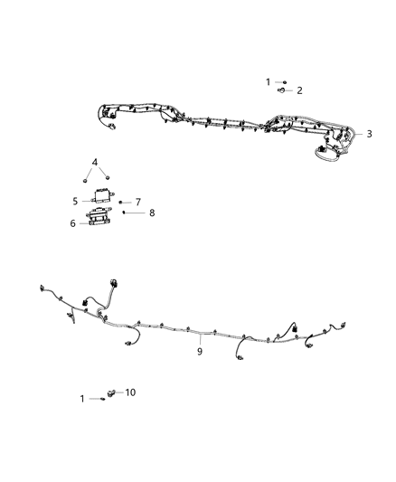 Wiring Front Fascia Front Bumper Wiring Diagram for 68336460AC