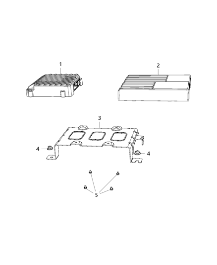 Active Noise Cancellation Speaker Amplifier Diagram for 68369632AG