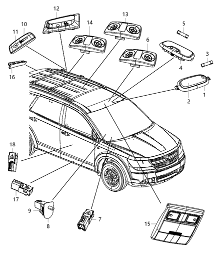 Lamp Reading Diagram for 1FW42HDAAC