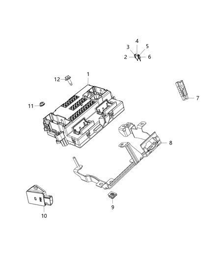 Module Oil Level Diagram for 68132688AA