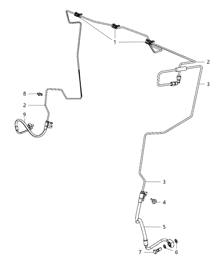 2008 Dodge Ram 3500 Bolt Banjo Diagram for 6035911AA