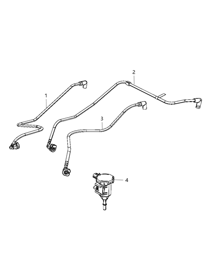 Hose Purge Diagram for 68038008AD