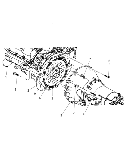 Cover Engine Diagram for 53021897AB