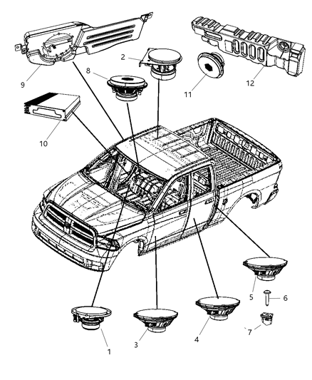 Amplifier Diagram for 5064418AH