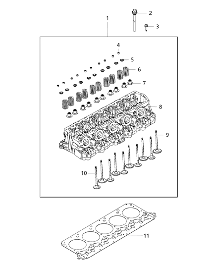 1990 Jeep Wagoneer Spring Valve Diagram for 5037720AA