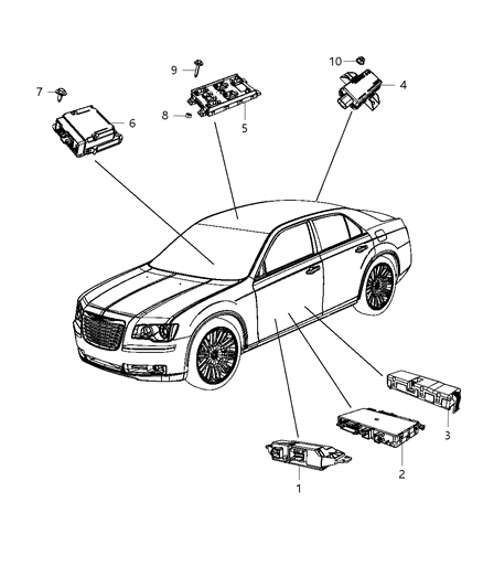 Module Body Controller Diagram for RL154472AB