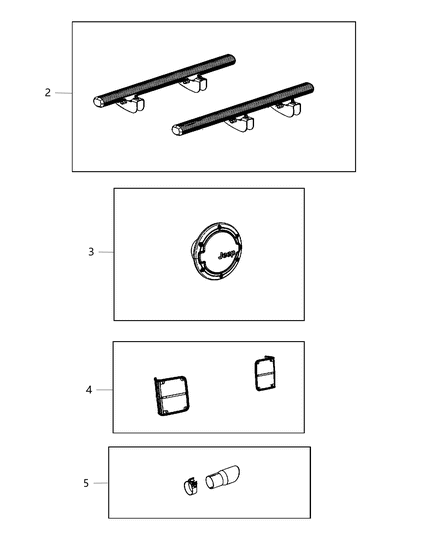 1988 Jeep J10 Guard Kit Light Diagram for 82210268AC