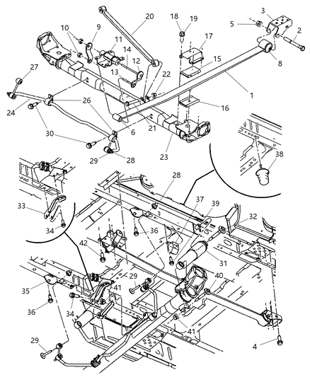 Nut, Hexagon Flange Lock Rear Spring Front Pivot M14X2.00 Diagram for 6502040