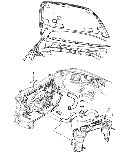 Label A/C System Diagram for 55056468AA