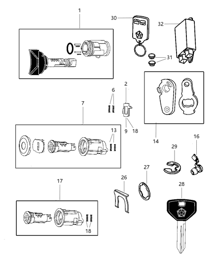Shield Ignition Cable Diagram for 56028371AA