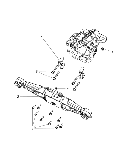 1987 Jeep Wagoneer Vent Axle Diagram for 68046861AA