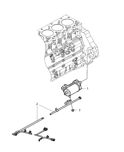 1997 Chrysler LHS Wiring Starter Diagram for 68002983AA