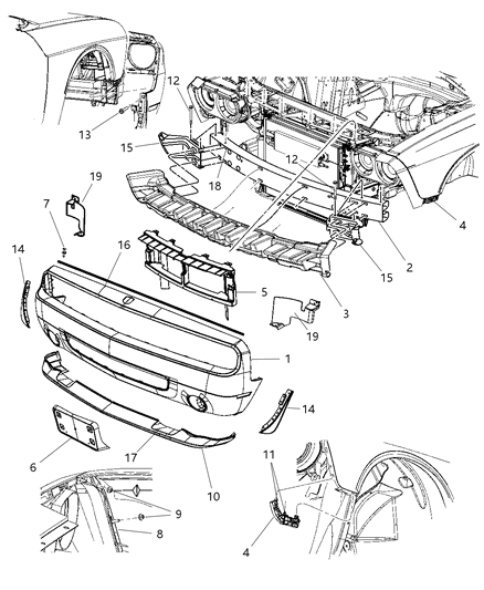 Absorber Front Energy Diagram for 5028810AA