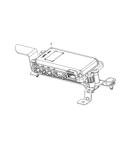 Module Surround Camera Processor Diagram for 68451000AC