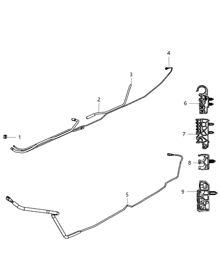 Tube Fuel Supply Diagram for 5032073AC