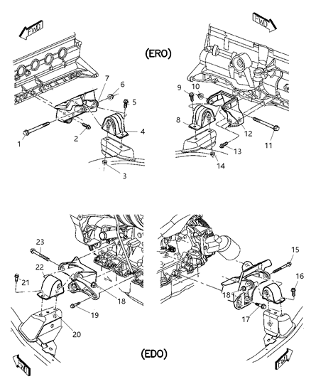 2024 Jeep Grand Wagoneer Screw And Washer Hexagon Head M10X1.5X28 Diagram for 6503699