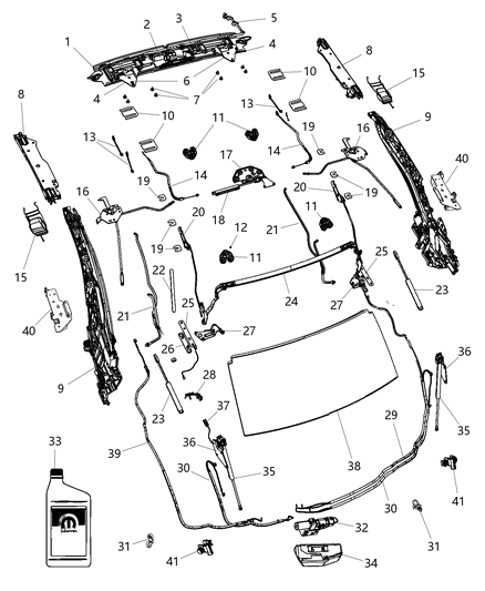 Tape Butyl Diagram for 4076274AB