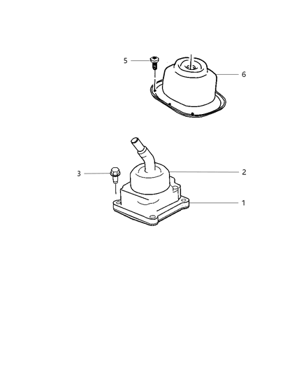 Shifter Transmission Diagram for 5183298AA