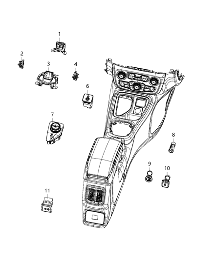 2022 Jeep Cherokee Switch Start/Stop Diagram for 5VM04LXHAA