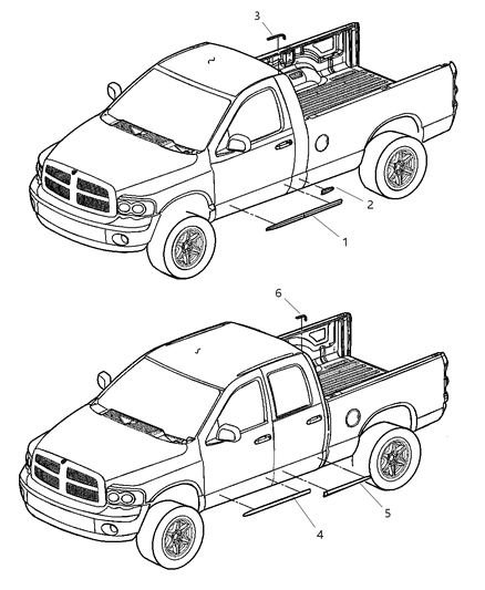 Molding Front Door Diagram for 5HC48CDMAA