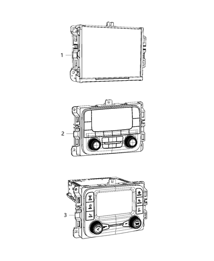 2016 Ram 3500 Radio Multi Media Diagram for 68271366AC