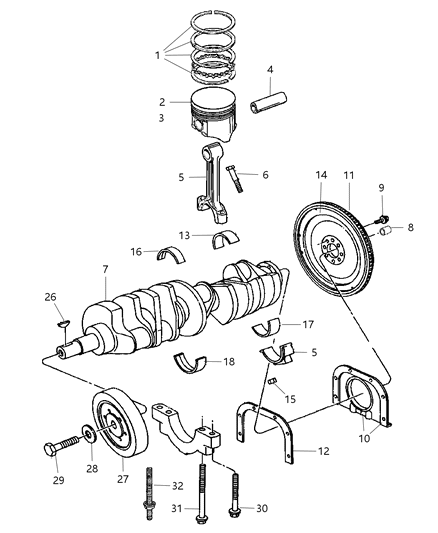 Bolt Hexagon Head .437-20X1.50 Diagram for 6035811