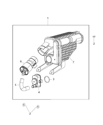 Canister Assembly Vapor Diagram for 52029779AB
