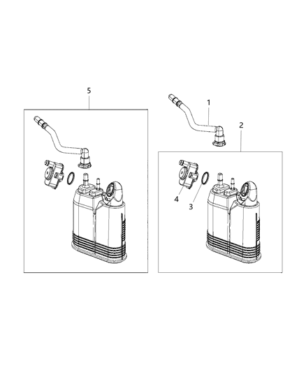 Canister Assembly Vapor Diagram for 68377768AB