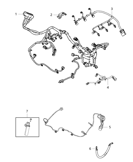 Wiring Engine Diagram for 68320266AB