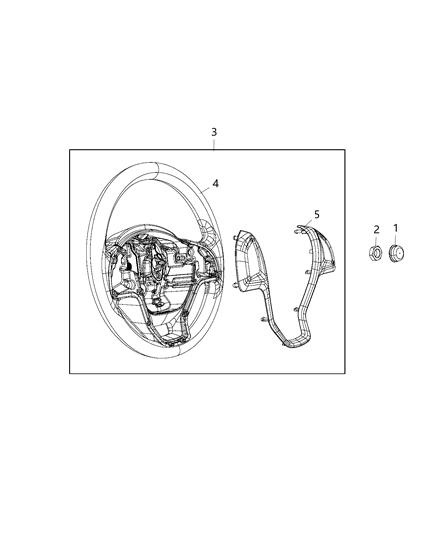 1990 Jeep Comanche Wheel Steering Diagram for 6SB96LXHAA